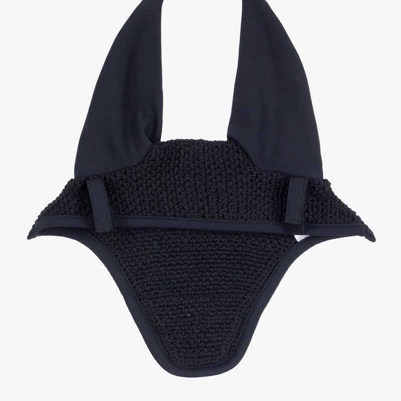 PS of Sweden Diamond Quilt Ear Bonnet - Black - PS of Sweden - Equiluxe Tack