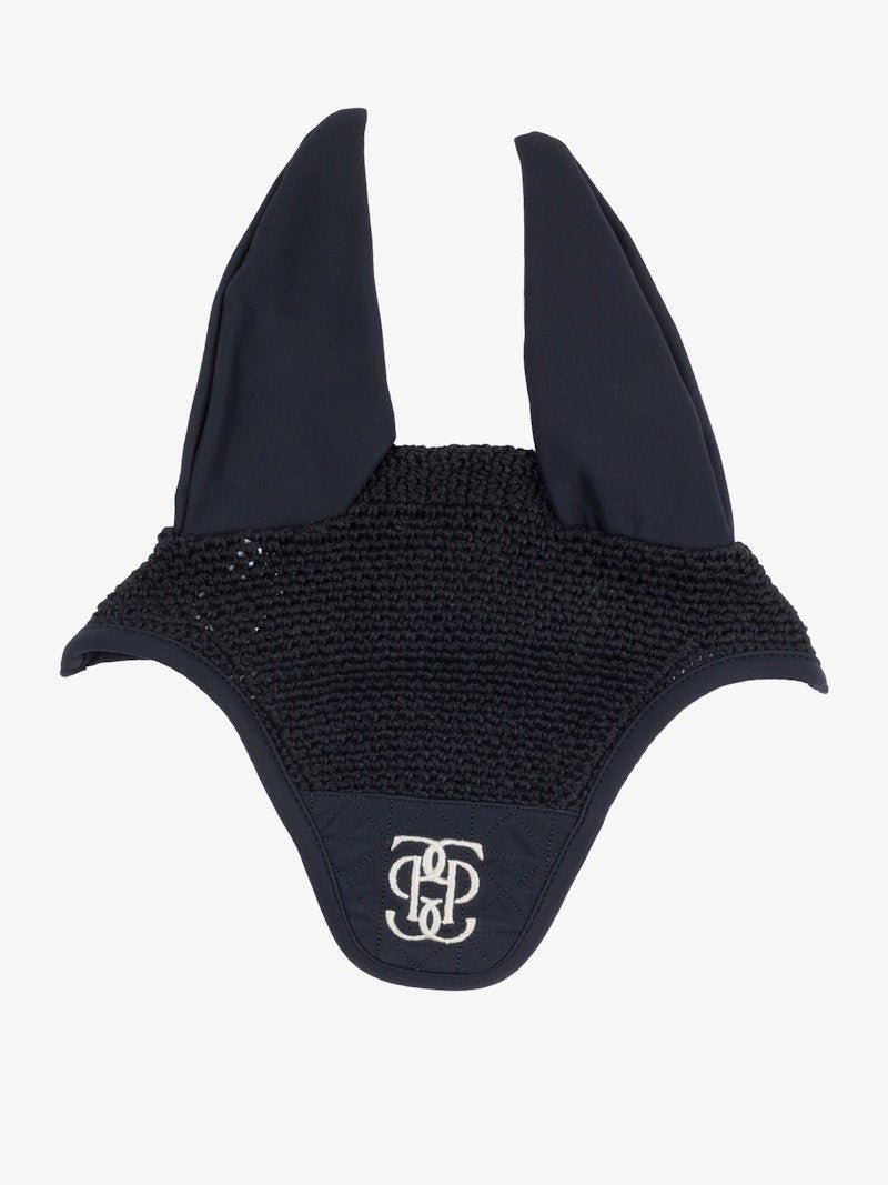 PS of Sweden Diamond Quilt Ear Bonnet - Black - PS of Sweden - Equiluxe Tack