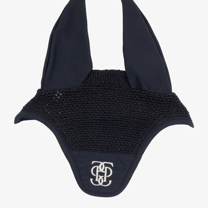 PS of Sweden Diamond Quilt Ear Bonnet - Black - PS of Sweden - Equiluxe Tack