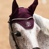 PS of Sweden Diamond Quilt Ear Bonnet - Plum - PS of Sweden - Equiluxe Tack