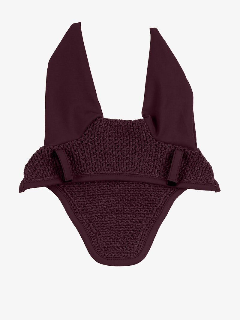 PS of Sweden Diamond Quilt Ear Bonnet - Plum - PS of Sweden - Equiluxe Tack