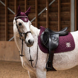 PS of Sweden Diamond Quilt Jump Saddle Pad - Plum - PS of Sweden - Equiluxe Tack