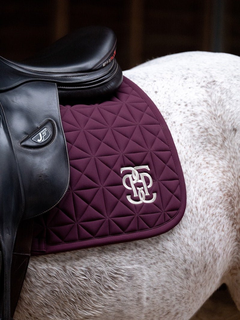 PS of Sweden Diamond Quilt Jump Saddle Pad - Plum - PS of Sweden - Equiluxe Tack
