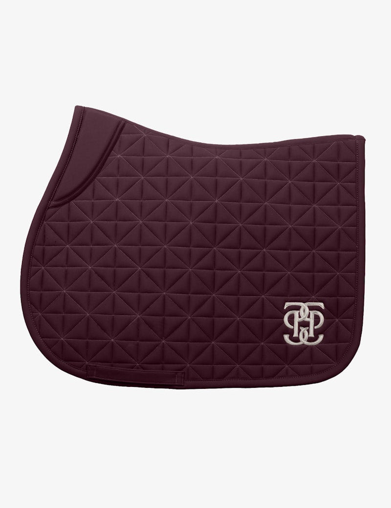 PS of Sweden Diamond Quilt Jump Saddle Pad - Plum - PS of Sweden - Equiluxe Tack