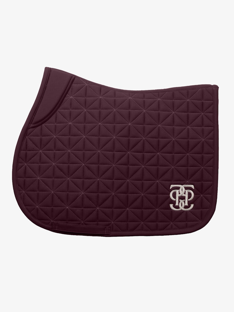 PS of Sweden Diamond Quilt Jump Saddle Pad - Plum - PS of Sweden - Equiluxe Tack