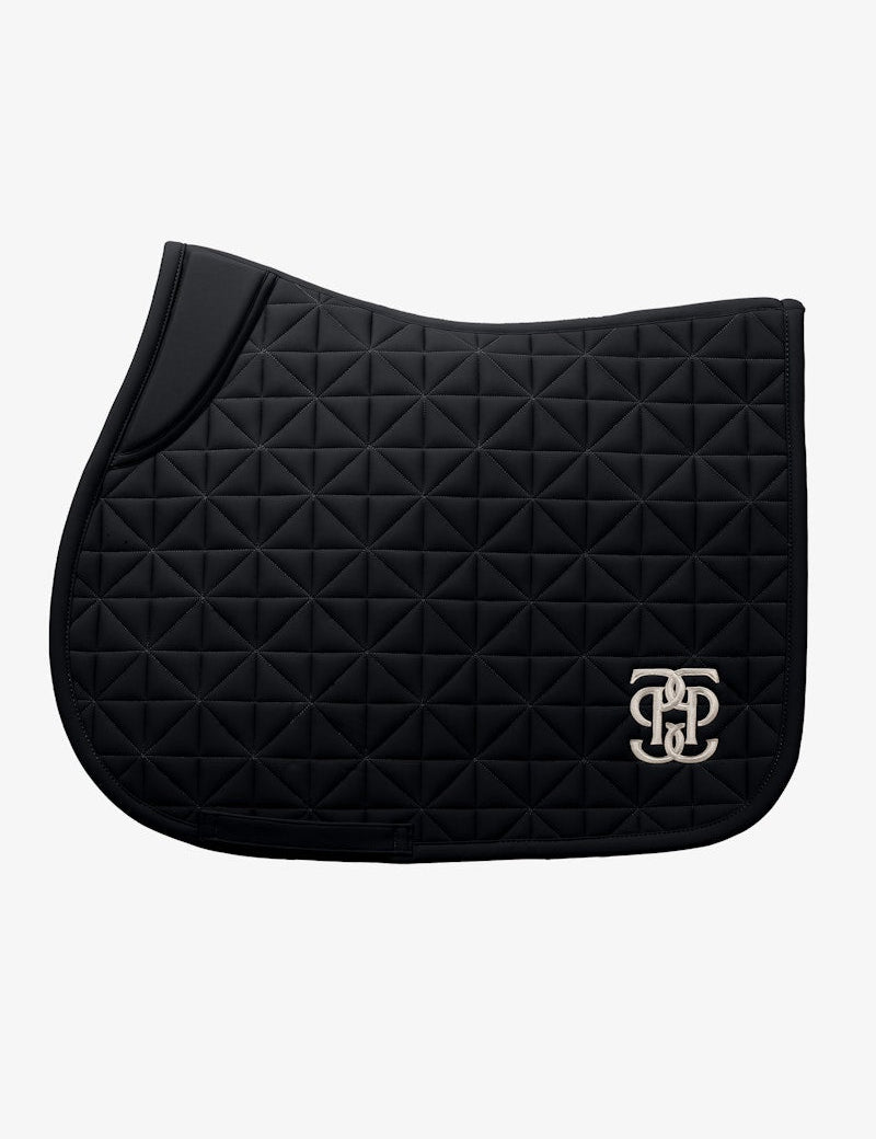 PS of Sweden Diamond Quilt Jumping Saddle Pad - Black - PS of Sweden - Equiluxe Tack