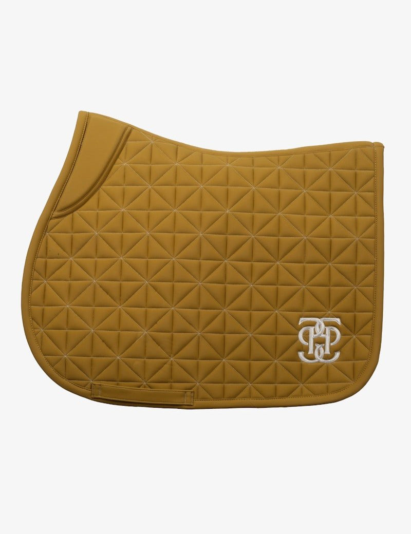PS of Sweden Diamond Quilt Jumping Saddle Pad - Golden Brown - PS of Sweden - Equiluxe Tack
