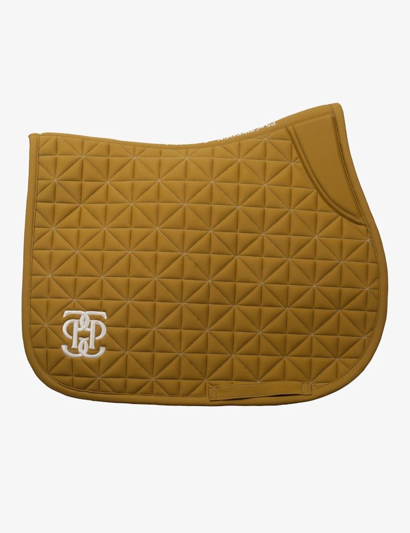 PS of Sweden Diamond Quilt Jumping Saddle Pad - Golden Brown - PS of Sweden - Equiluxe Tack