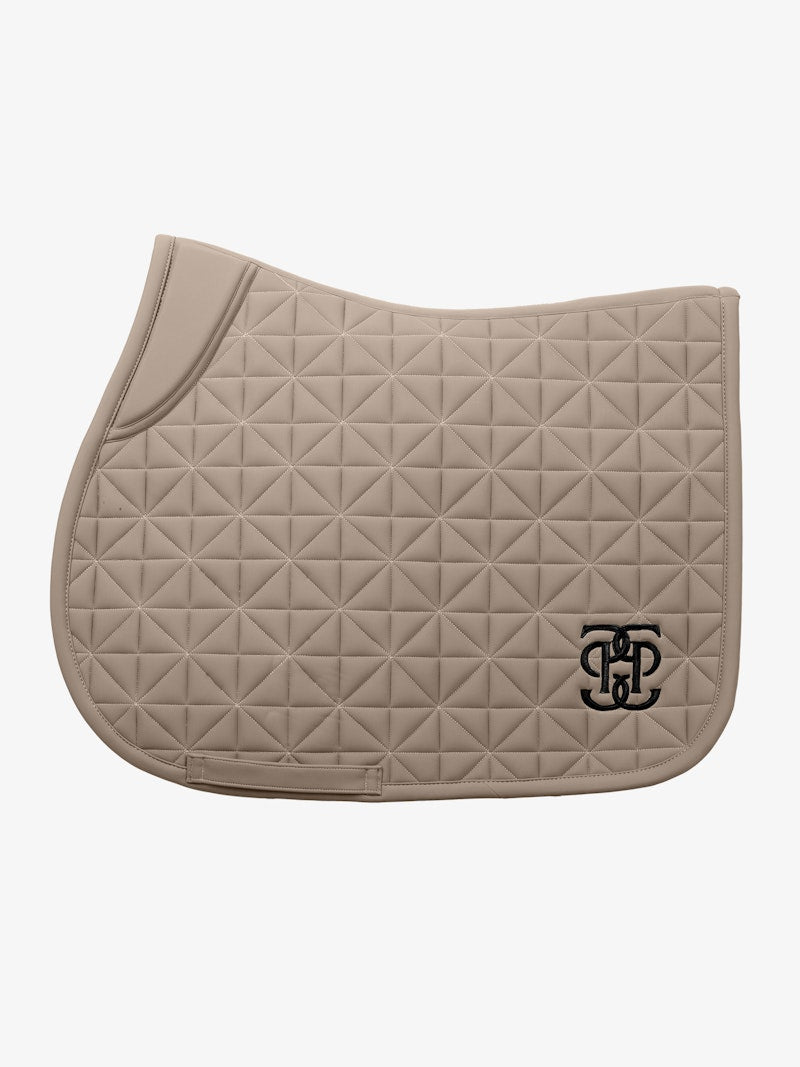 PS of Sweden Diamond Quilt Jumping Saddle Pad - Latte - PS of Sweden - Equiluxe Tack