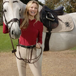 PS of Sweden Diamond Quilt Jumping Saddle Pad - Latte - PS of Sweden - Equiluxe Tack