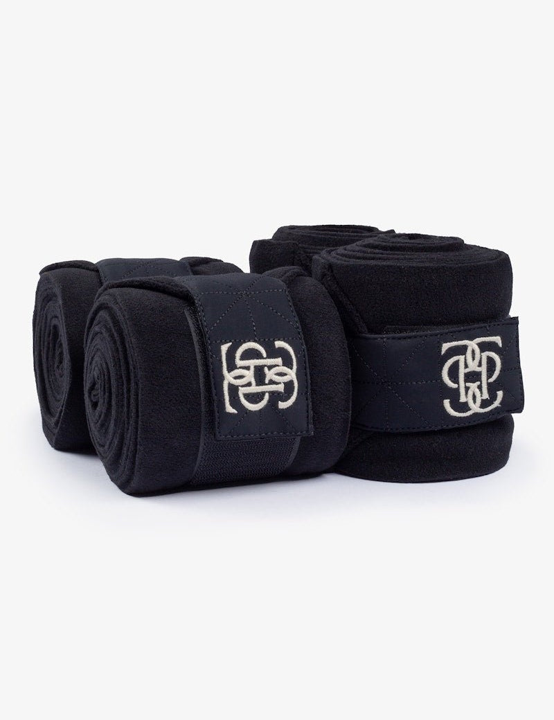 PS of Sweden Diamond Quilt Polos - Black - PS of Sweden - Equiluxe Tack