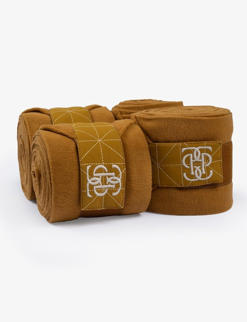 PS of Sweden Diamond Quilt Polos - Golden Brown - PS of Sweden - Equiluxe Tack