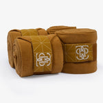 PS of Sweden Diamond Quilt Polos - Golden Brown - PS of Sweden - Equiluxe Tack