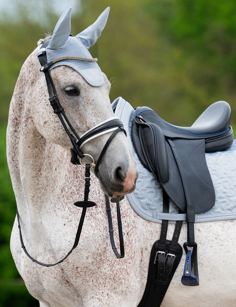 PS of Sweden Ear Bonnet Crystal - Blue Whisper - PS of Sweden - Equiluxe Tack