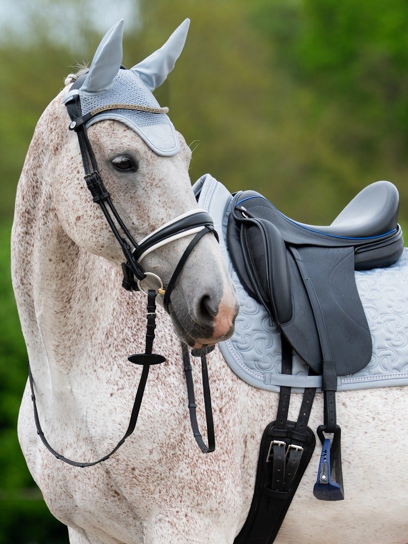 PS of Sweden Ear Bonnet Crystal - Blue Whisper - PS of Sweden - Equiluxe Tack