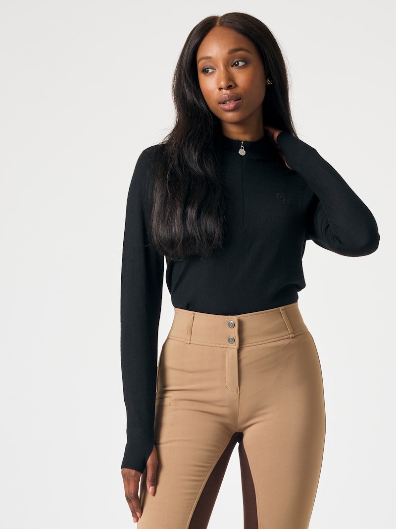 PS of Sweden Erin Equimerino Base Layer - Black - PS of Sweden - Equiluxe Tack