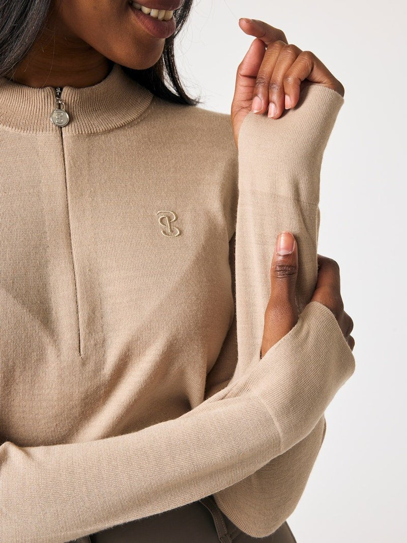 PS of Sweden Erin Equimerino Base Layer - Latte - PS of Sweden - Equiluxe Tack