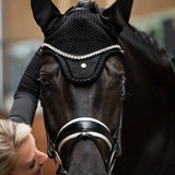 PS of Sweden Fly Hat Ruffle - Black - PS of Sweden - Equiluxe Tack