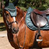 PS of Sweden Fly Hat Ruffle - Midnight Green - PS of Sweden - Equiluxe Tack