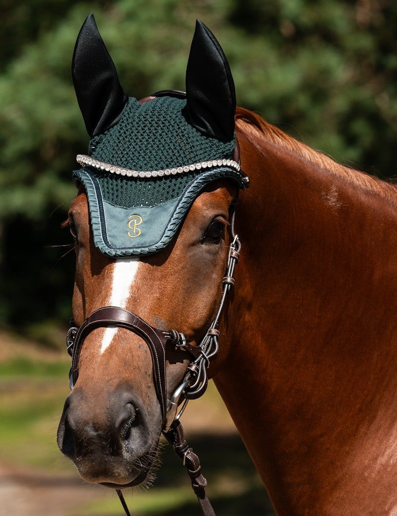 PS of Sweden Fly Hat Ruffle - Midnight Green - PS of Sweden - Equiluxe Tack