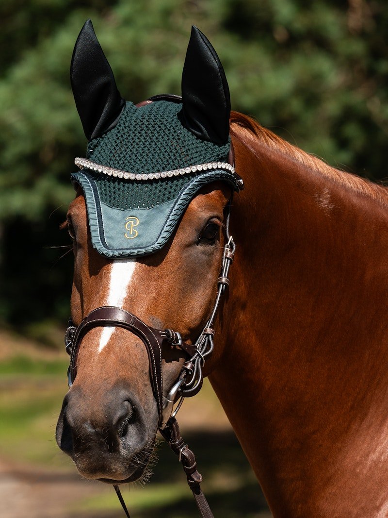 PS of Sweden Fly Hat Ruffle - Midnight Green - PS of Sweden - Equiluxe Tack
