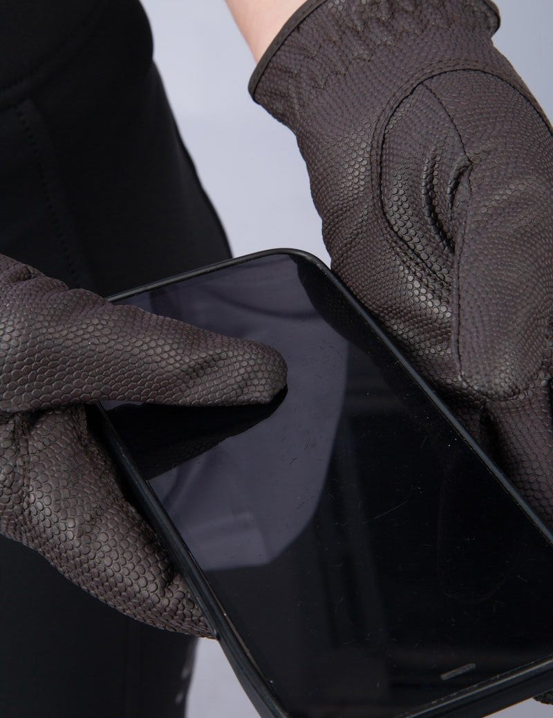 PS of Sweden Grip Riding Gloves - Coffee - PS of Sweden - Equiluxe Tack