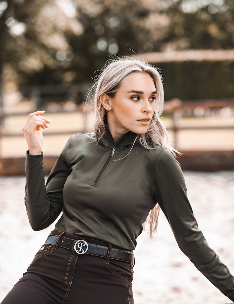PS of Sweden Jacqueline Leather Belt - Coffee - PS of Sweden - Equiluxe Tack