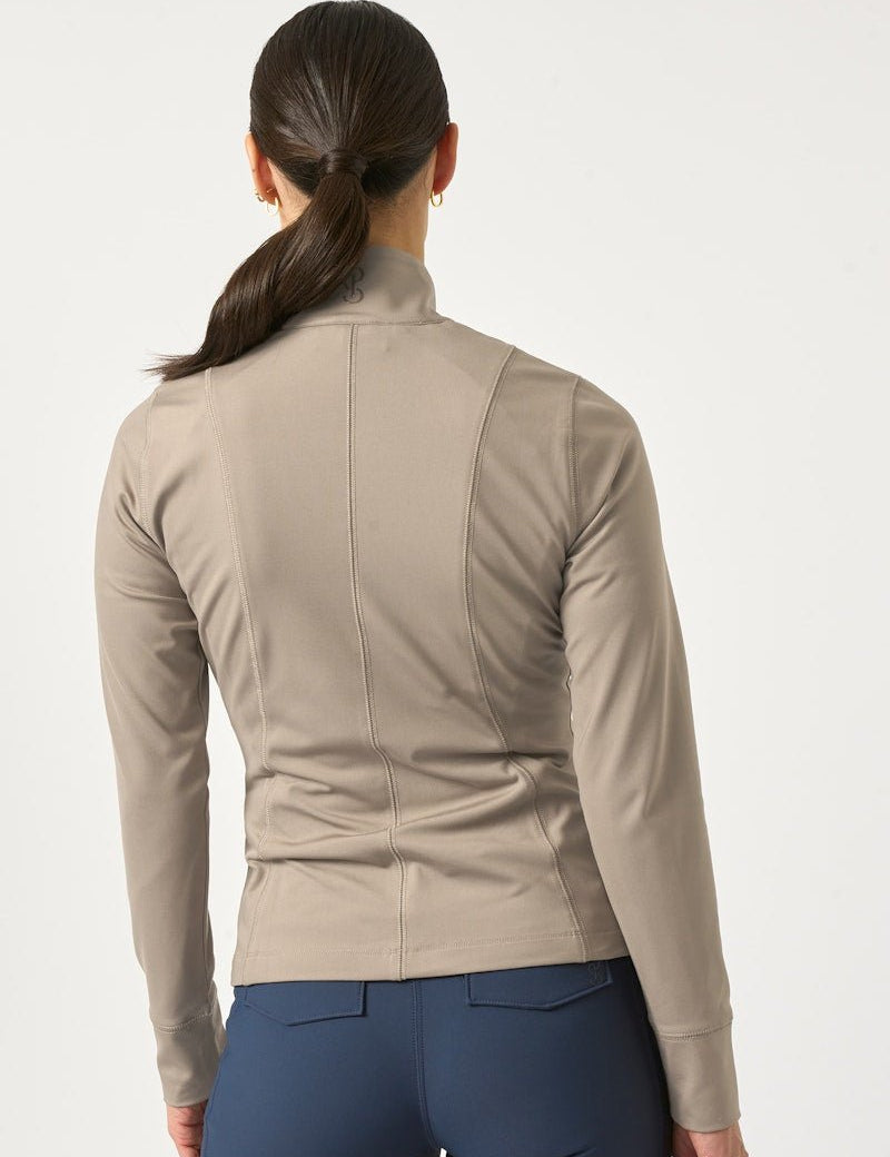 PS of Sweden Kaia Full Zip Mid Layer - Greige - PS of Sweden - Equiluxe Tack