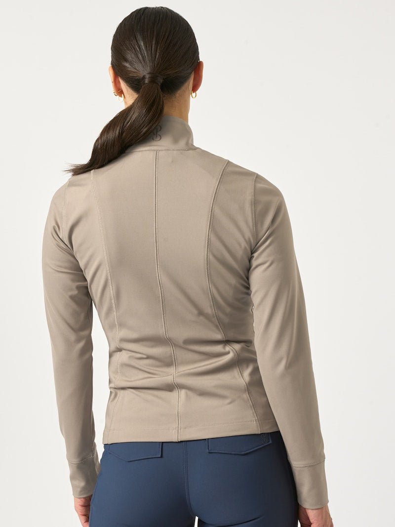 PS of Sweden Kaia Full Zip Mid Layer - Greige - PS of Sweden - Equiluxe Tack