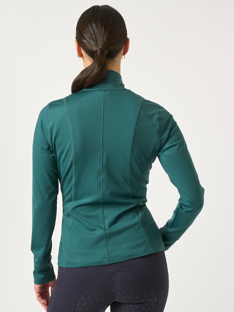 PS of Sweden Kaia Full Zip Mid Layer - Jade Noir - PS of Sweden - Equiluxe Tack