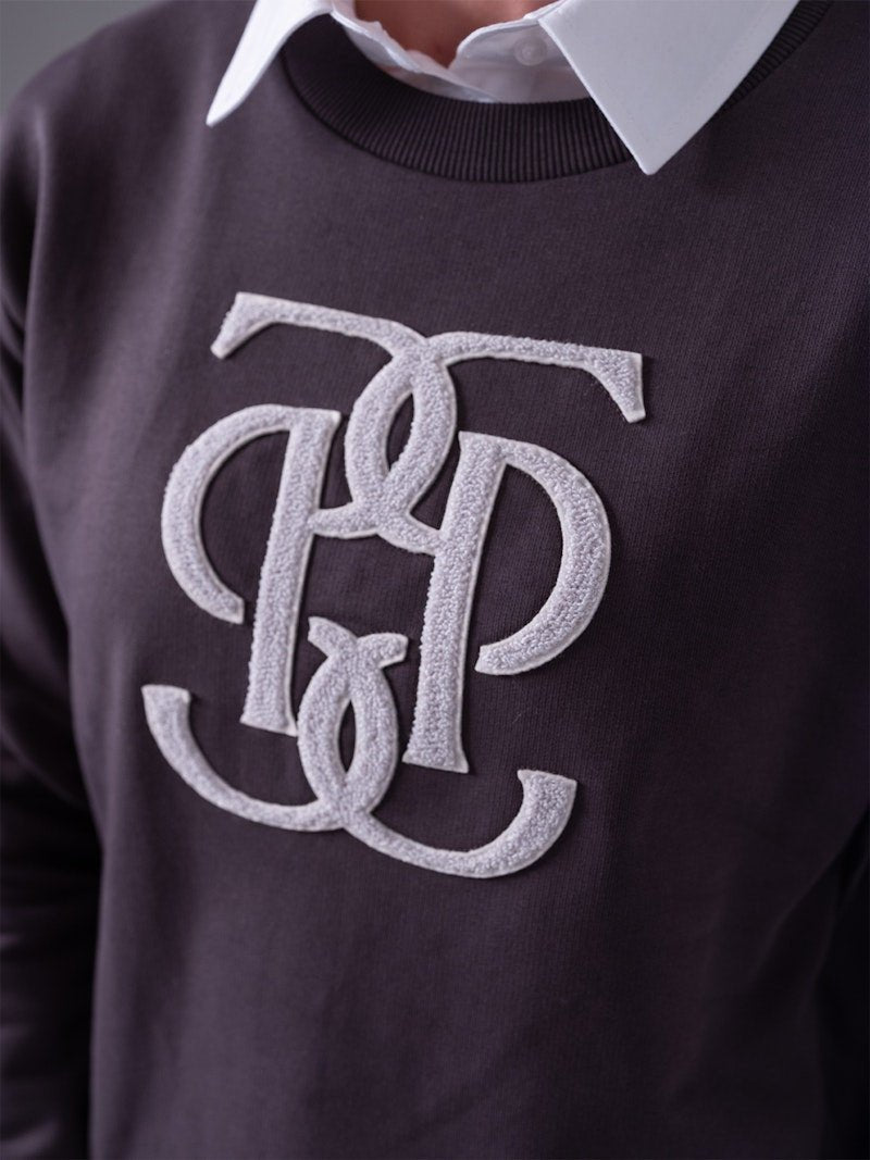 PS of Sweden Karla Monogram Sweatshirt - PS of Sweden - Equiluxe Tack