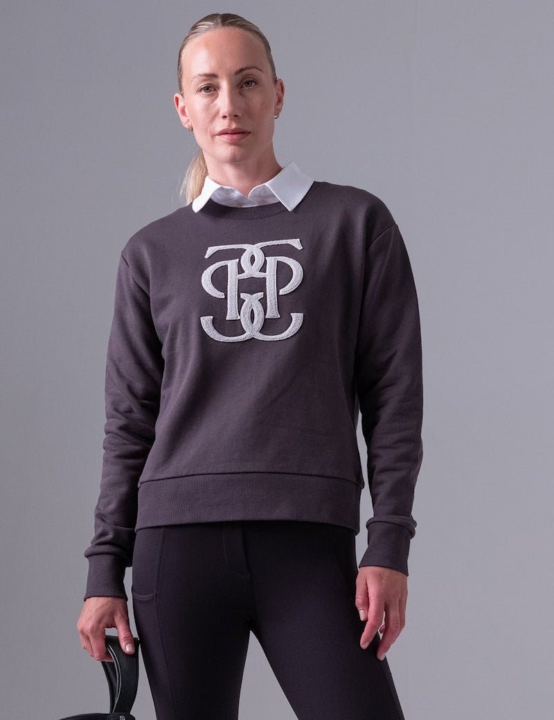 PS of Sweden Karla Monogram Sweatshirt - PS of Sweden - Equiluxe Tack