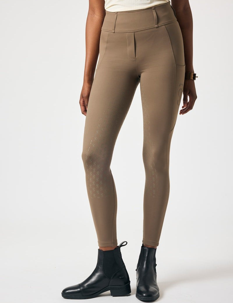 PS of Sweden Katja Full Seat Riding Tights - Dark Truffle - PS of Sweden - Equiluxe Tack