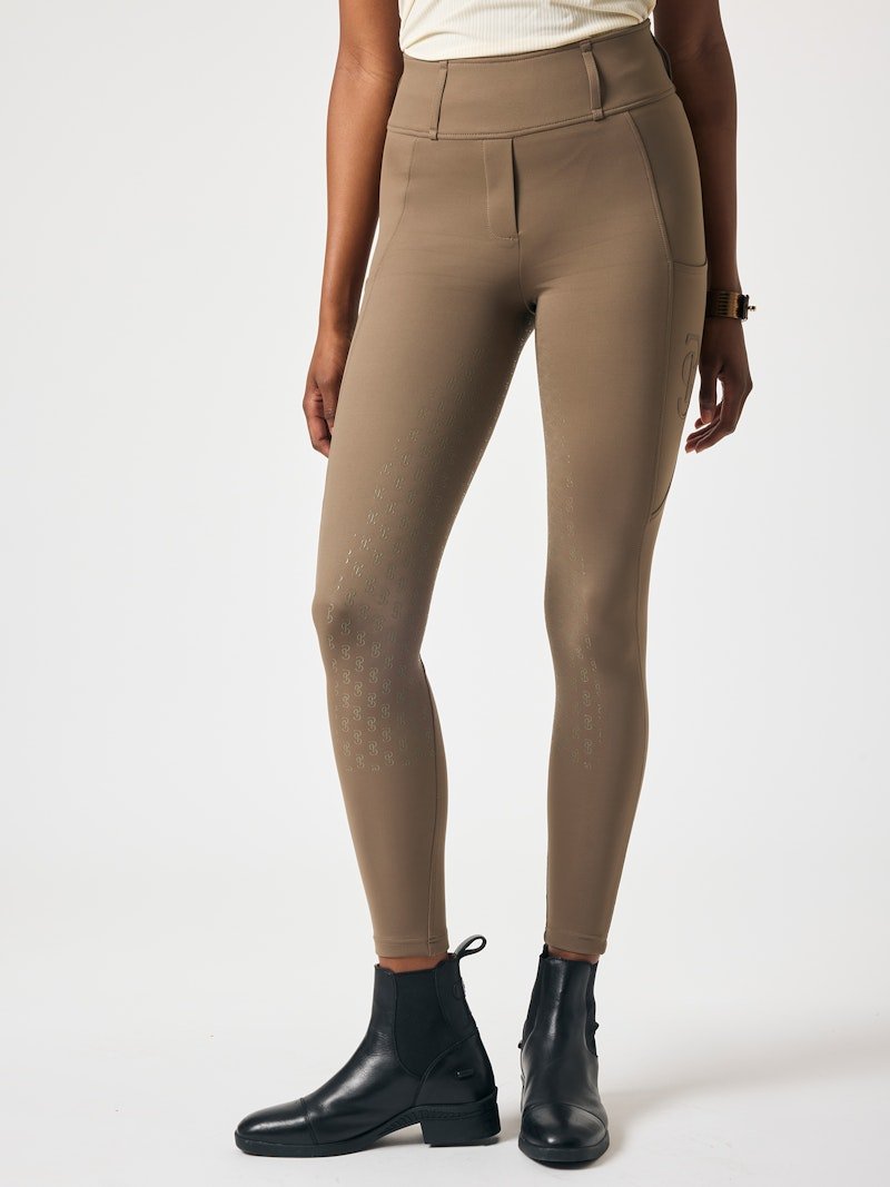 PS of Sweden Katja Full Seat Riding Tights - Dark Truffle - PS of Sweden - Equiluxe Tack