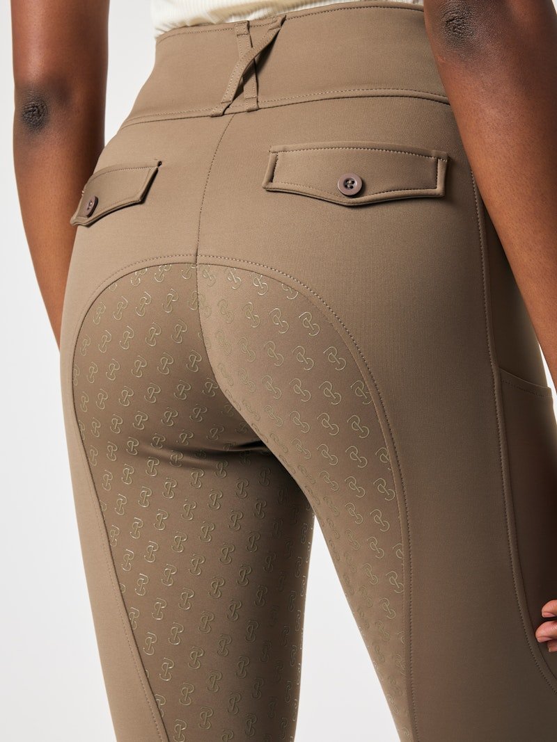 PS of Sweden Katja Full Seat Riding Tights - Dark Truffle - PS of Sweden - Equiluxe Tack