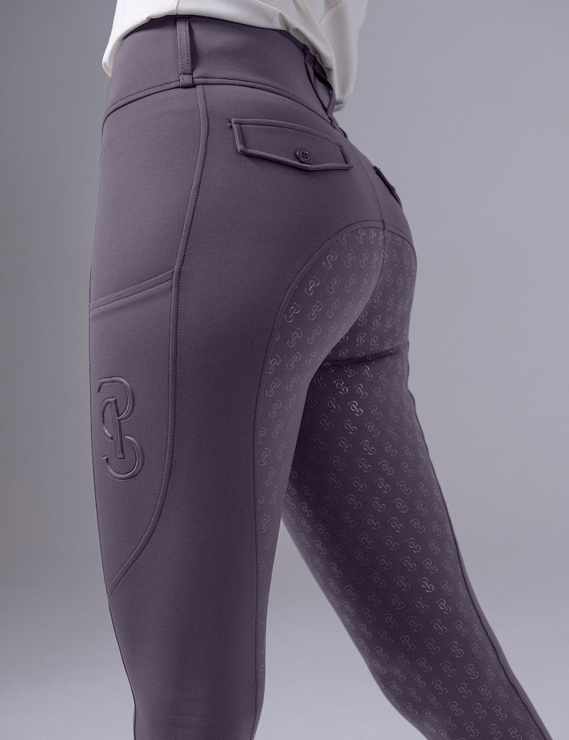 PS of Sweden Katja Full Seat Riding Tights - Lava Grey - PS of Sweden - Equiluxe Tack
