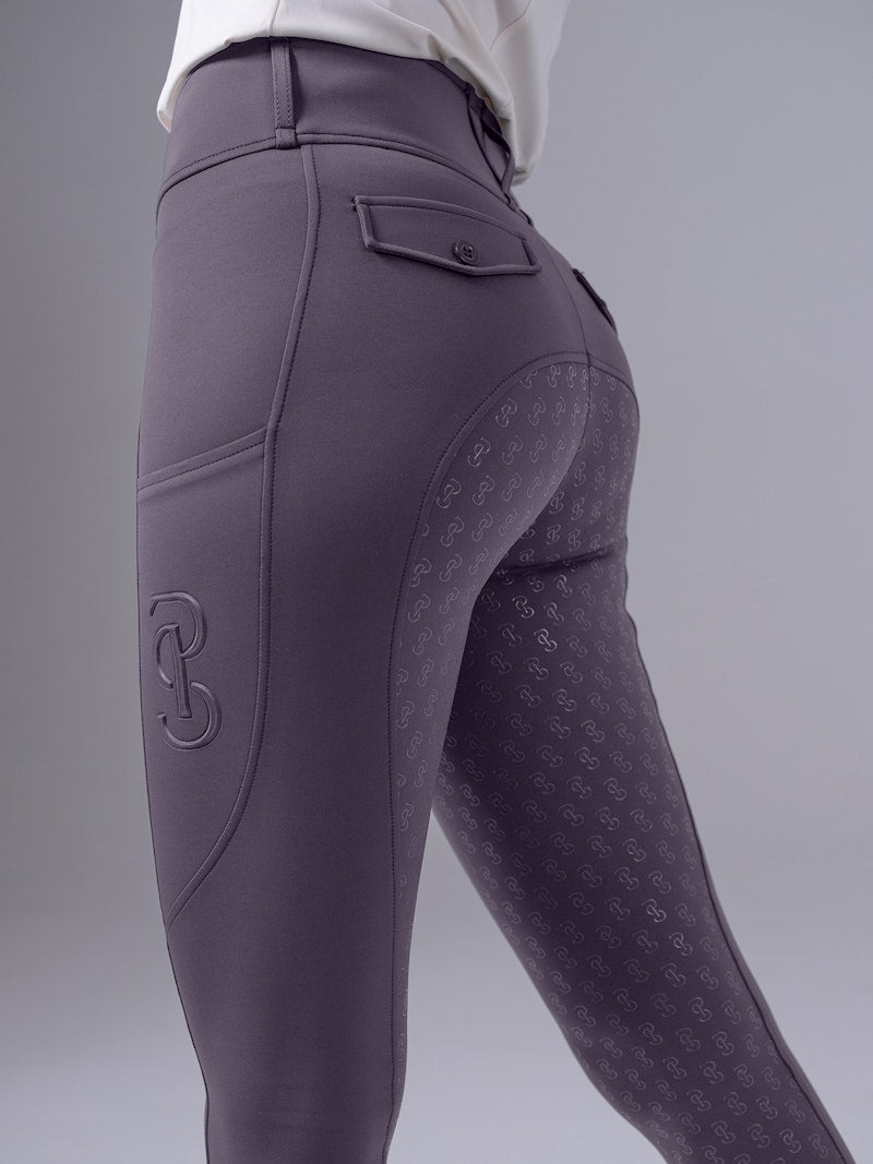 PS of Sweden Katja Full Seat Riding Tights - Lava Grey - PS of Sweden - Equiluxe Tack