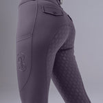 PS of Sweden Katja Full Seat Riding Tights - Lava Grey - PS of Sweden - Equiluxe Tack