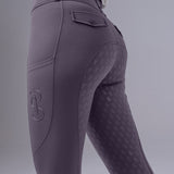 PS of Sweden Katja Full Seat Riding Tights - Lava Grey - PS of Sweden - Equiluxe Tack