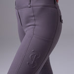 PS of Sweden Katja Full Seat Riding Tights - Lava Grey - PS of Sweden - Equiluxe Tack
