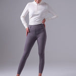 PS of Sweden Katja Full Seat Riding Tights - Lava Grey - PS of Sweden - Equiluxe Tack