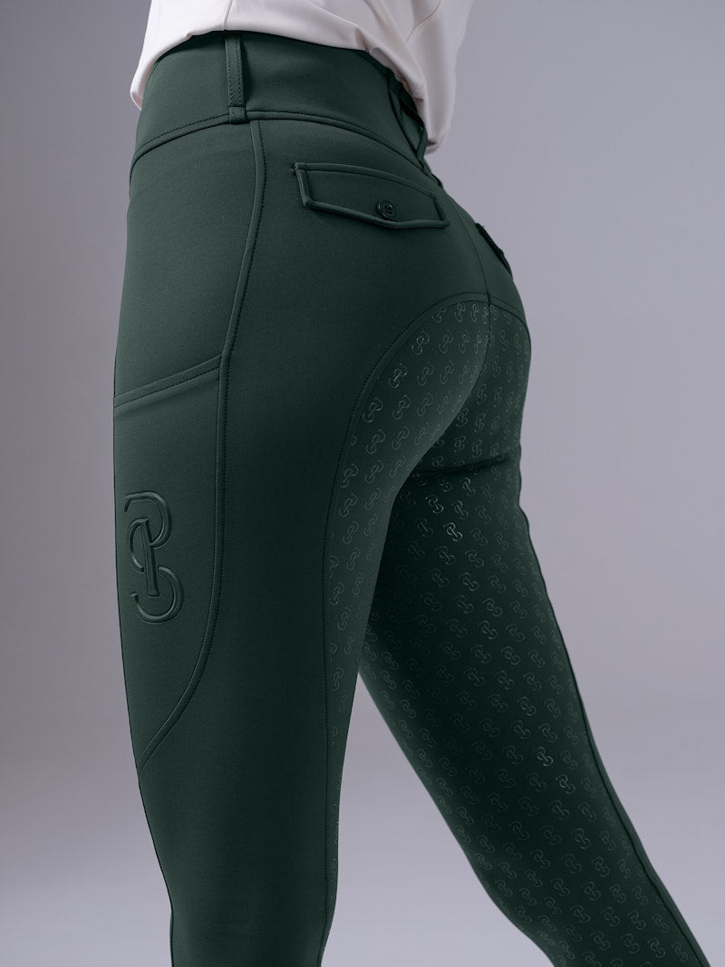 PS of Sweden Katja Full Seat Riding Tights - Midnight Green - PS of Sweden - Equiluxe Tack