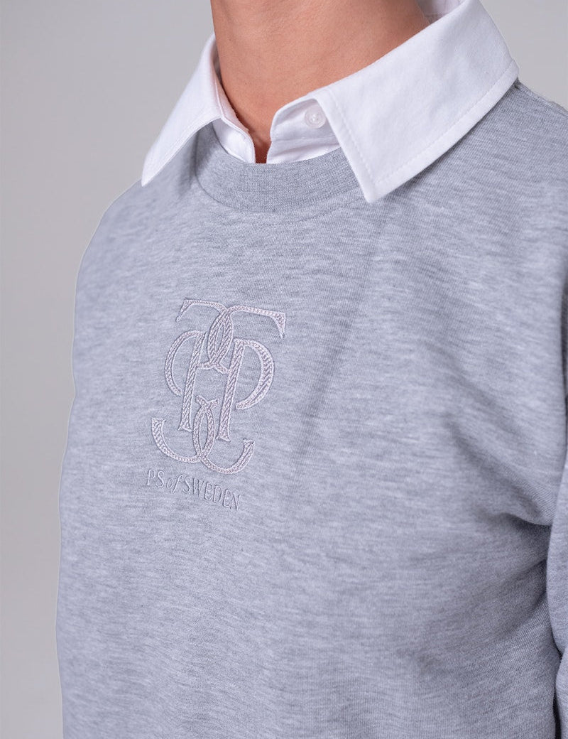 PS of Sweden Kayla Sweatshirt - Grey Melange - PS of Sweden - Equiluxe Tack