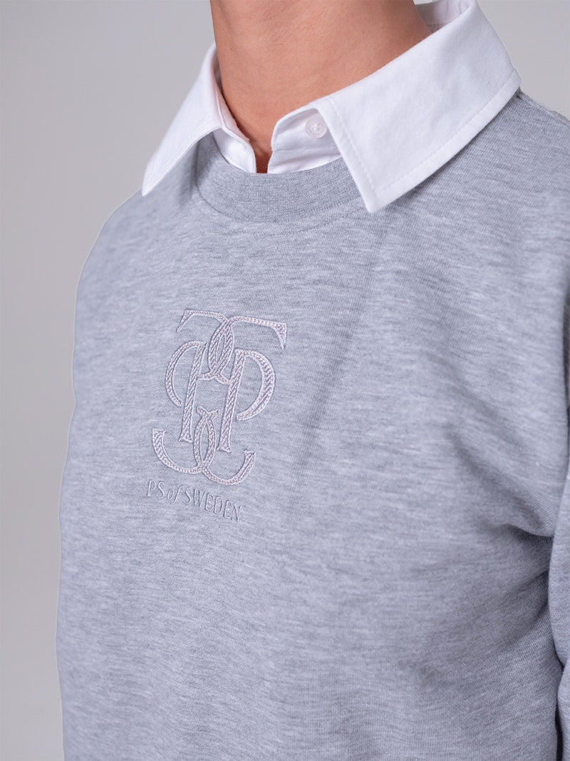 PS of Sweden Kayla Sweatshirt - Grey Melange - PS of Sweden - Equiluxe Tack