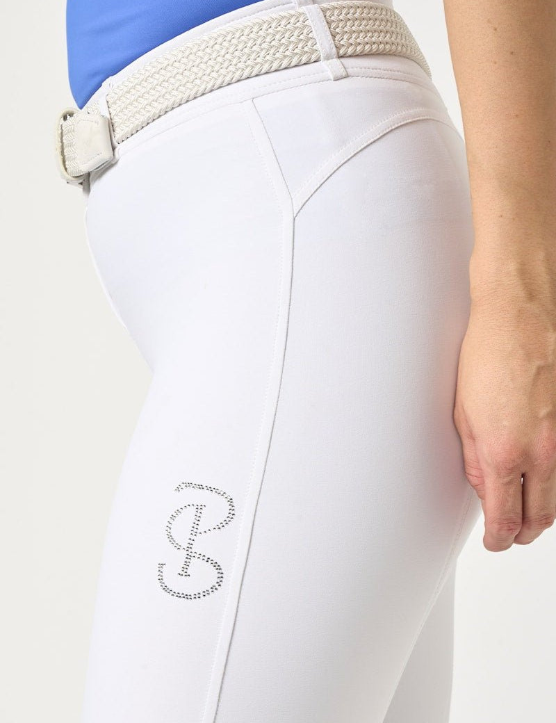 PS of Sweden Kendall Knee Patch Breeches - White - PS of Sweden - Equiluxe Tack