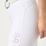 PS of Sweden Kendall Knee Patch Breeches - White - PS of Sweden - Equiluxe Tack