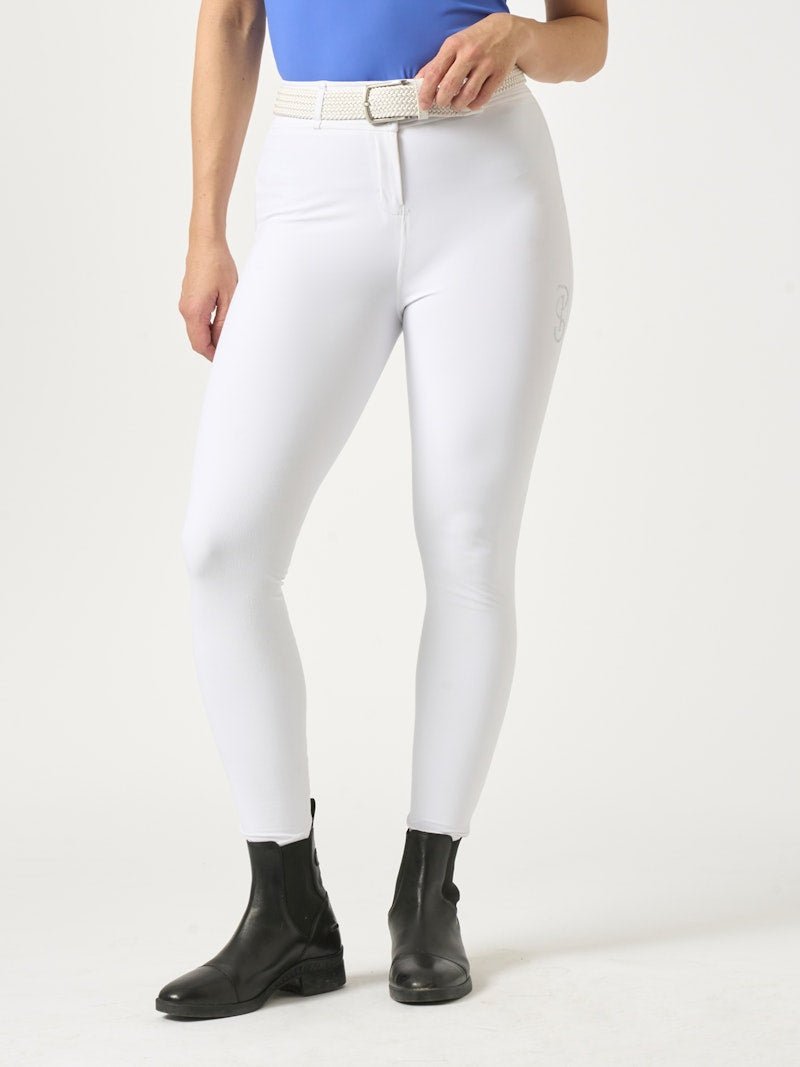 PS of Sweden Kendall Knee Patch Breeches - White - PS of Sweden - Equiluxe Tack