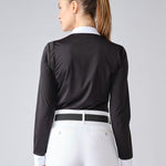 PS of Sweden Madison Long Sleeve Show Shirt - Black & White - PS of Sweden - Equiluxe Tack