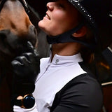 PS of Sweden Madison Long Sleeve Show Shirt - Black & White - PS of Sweden - Equiluxe Tack