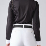 PS of Sweden Madison Long Sleeve Show Shirt - Black & White - PS of Sweden - Equiluxe Tack